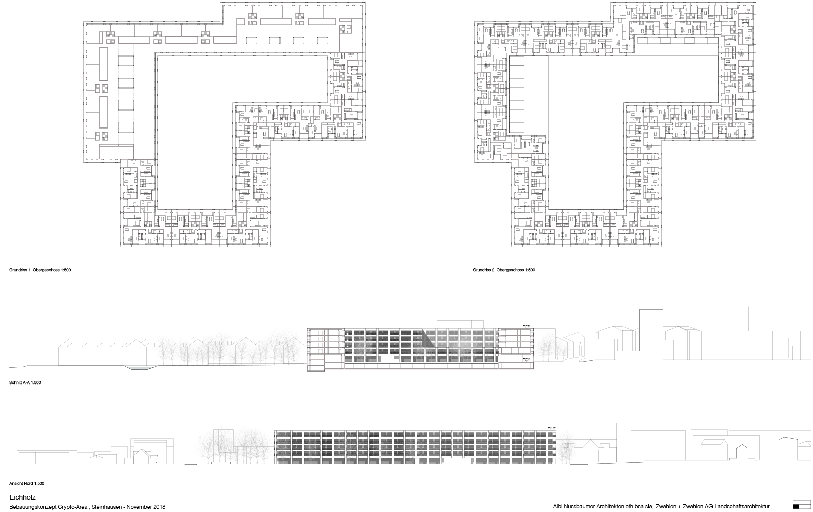 2018 WB Arealentwicklung Crypto, Steinhausen - Albi Nussbaumer Architekten